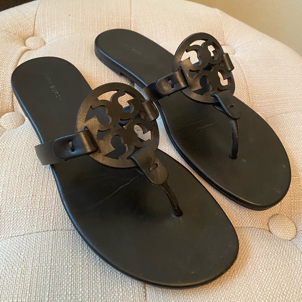 COPY - 🖤 Tory Burch 🖤 Miller Sandals - Black - Size 8.5 🥰